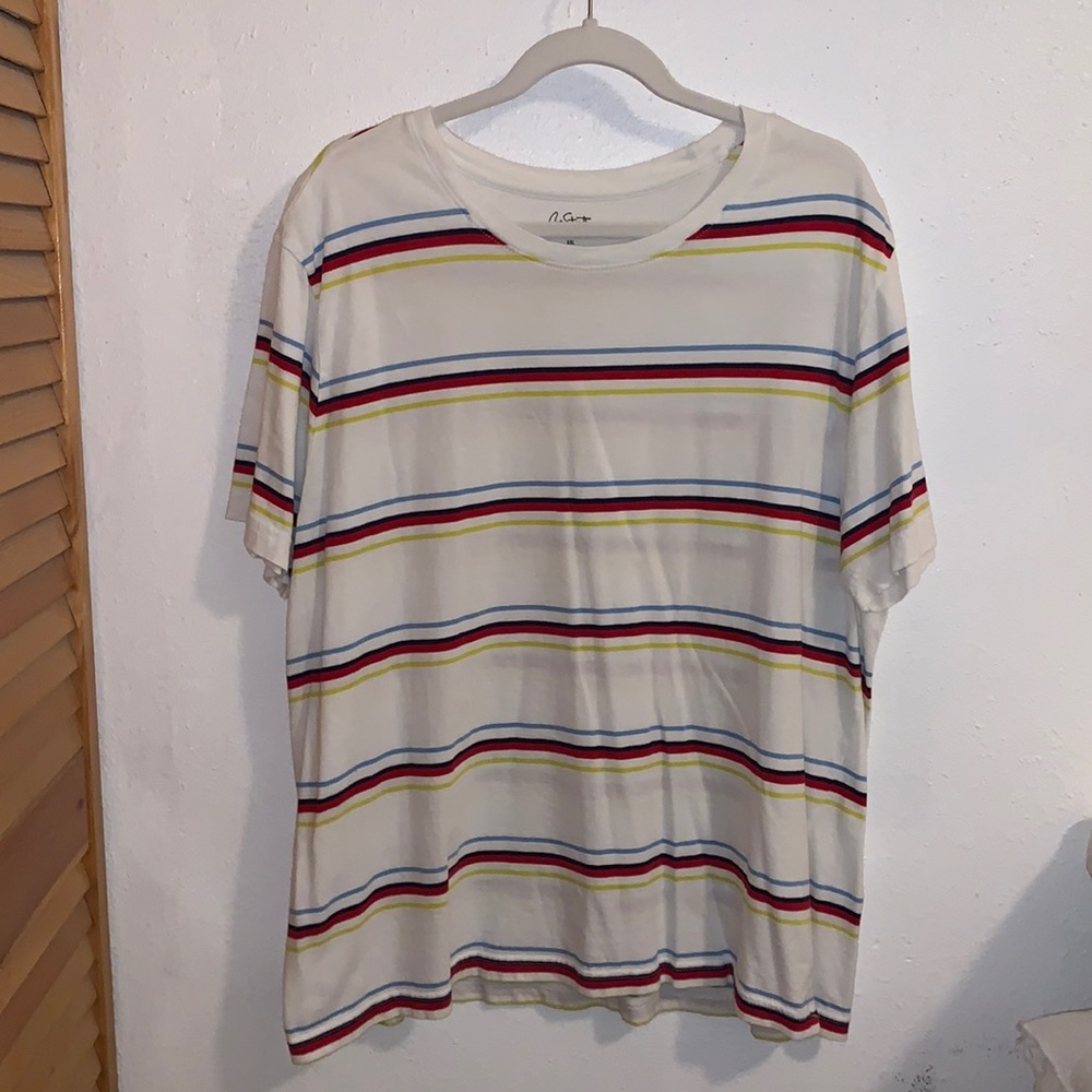 City Streets Striped Oversized Tee